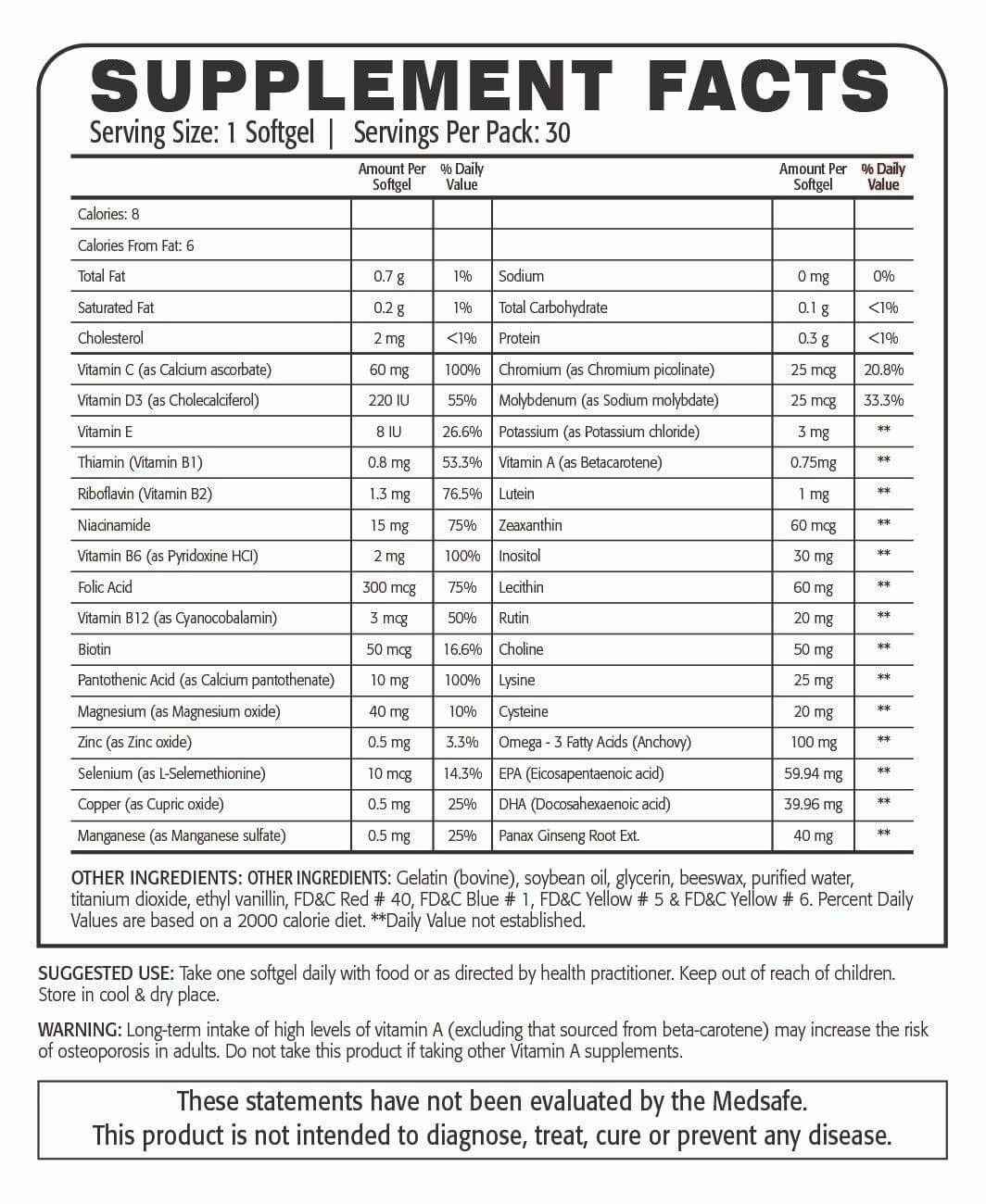 ONC ACTIVE TECH SOFTGEL