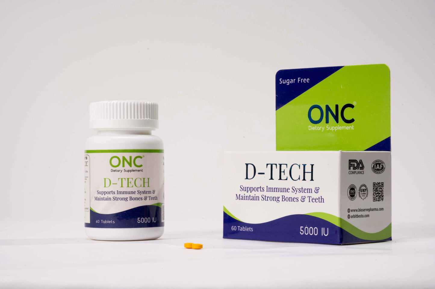 ONC D-TECH VITAMIN D3 5000 IU TABLET
