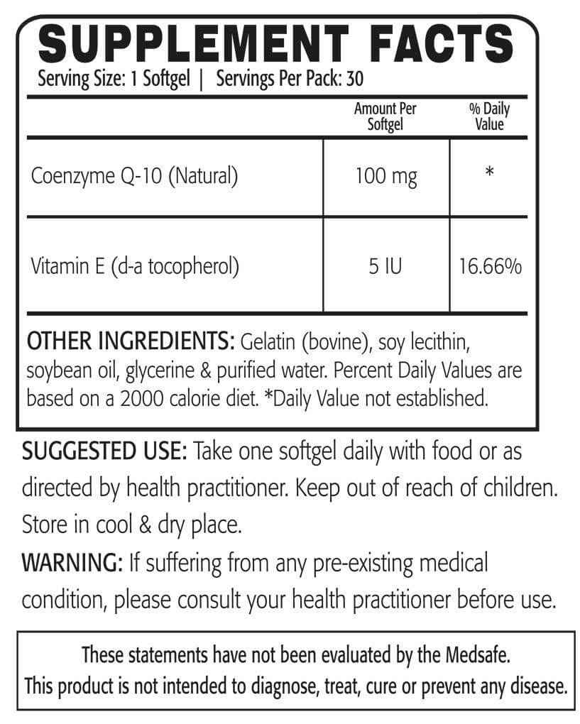 Vitaleno Coenzyme Co Q 10 - 100Mg